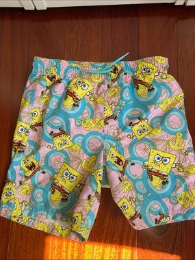 SpongeBob swim trunks for boys.